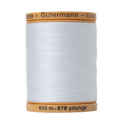 Gutermann Natural Cotton Thread 800m - 5709 White