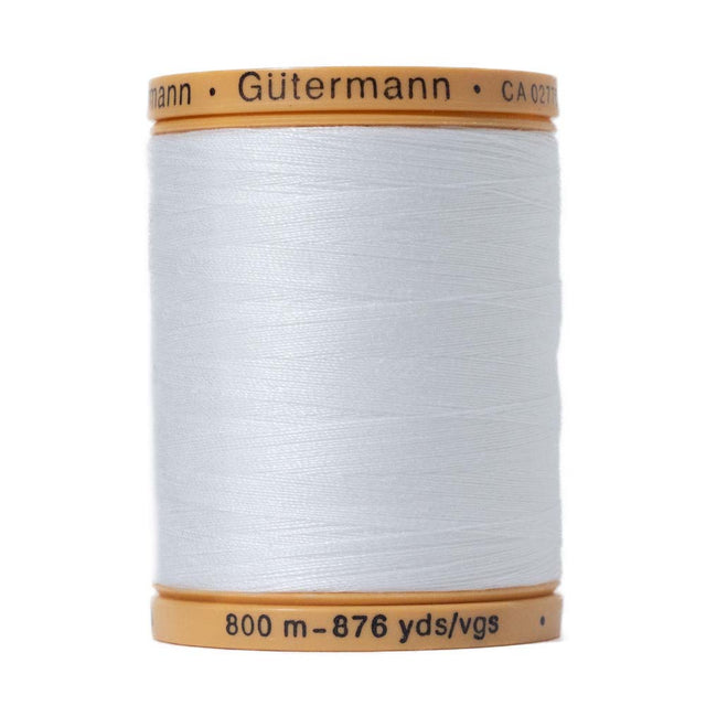 Gutermann Natural Cotton Thread 800m - 5709 White