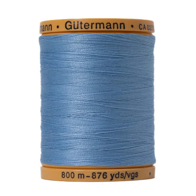 Gutermann Natural Cotton Thread 800m - 5826 Carolina Blue