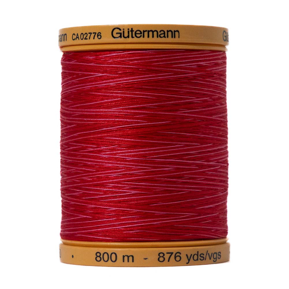 Gutermann Natural Cotton Thread 800m - 9973 Ruby Red