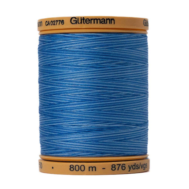 Gutermann Natural Cotton Thread 800m - 9981 Blue Awakening