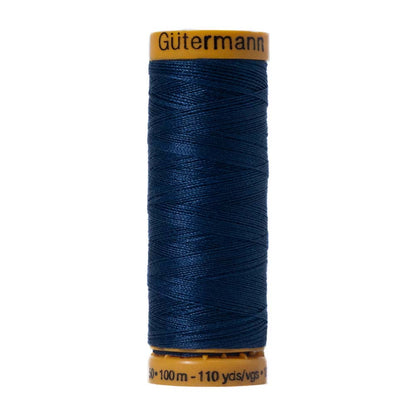 Gutermann Natural Cotton Thread 100m - 6290 Midnight Blue