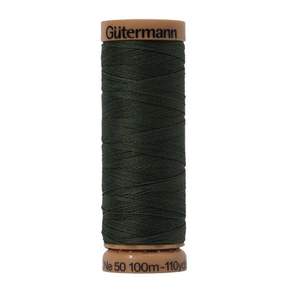 Gutermann Natural Cotton Thread 100m - 8660 Deep For.green