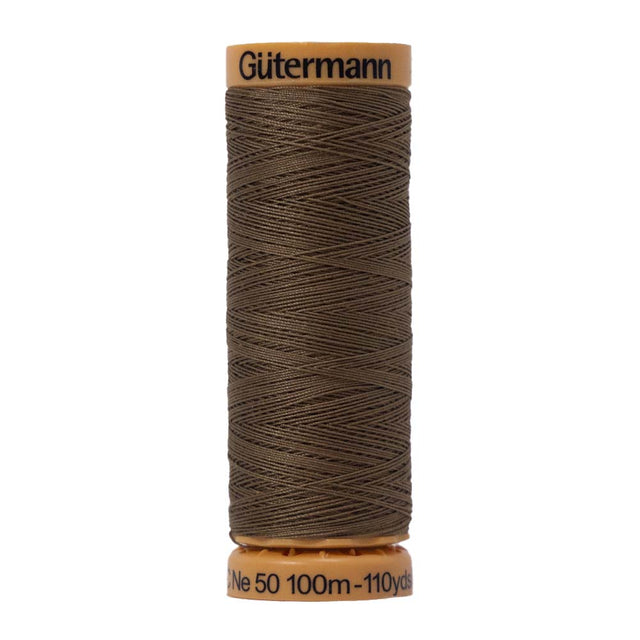 Gutermann Natural Cotton Thread 100m - 8805 Bark Brown