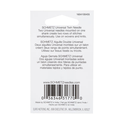 Schmetz Universal Twin Machine Needle - 3.0/90 - 1 ct