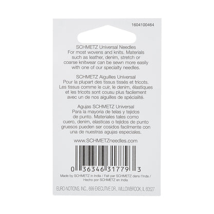 Schmetz Universal Machine Needles - 120/19 - 5 ct