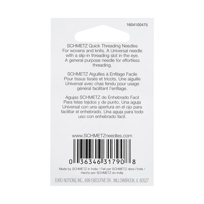 Schmetz Self-Threading Machine Needles - 80/12 - 5 ct