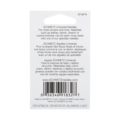 Schmetz Universal Machine Needles - 70/10 - 10 ct