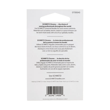 Schmetz Chrome Universal Machine Needles - 80/12 - 5 ct