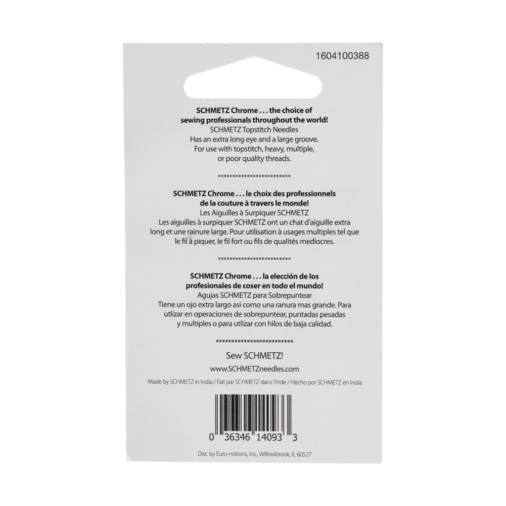 Schmetz Chrome Topstitch Machine Needles - 90/14 - 5 ct - Detail