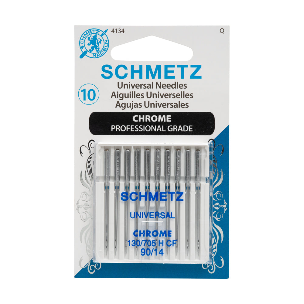 Schmetz Chrome Universal Machine Needles - 90/14 - 10 ct