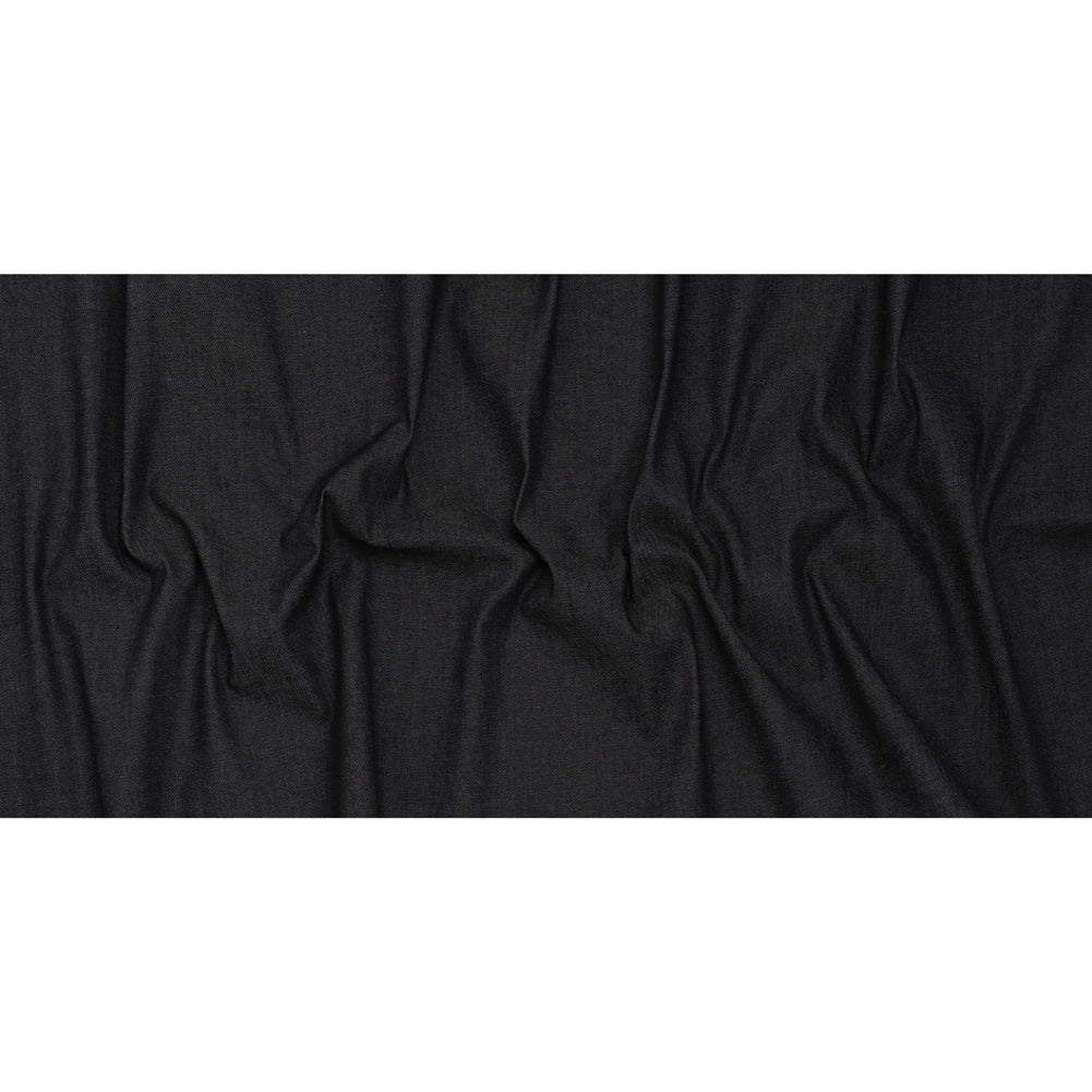 Stretch Cotton Denim - Darkest Blue - Deadstock