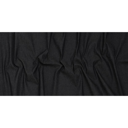 Stretch Cotton Denim - Darkest Blue - Deadstock