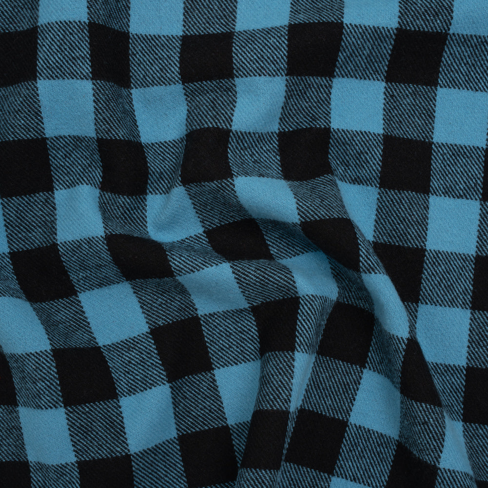 Blue Check Fabric