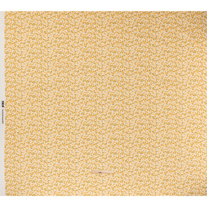 Brushed Cotton Woven - White, Sunny Yellow and Green Scattered Daisies - Mood Exclusive Daisy Daze Print Full