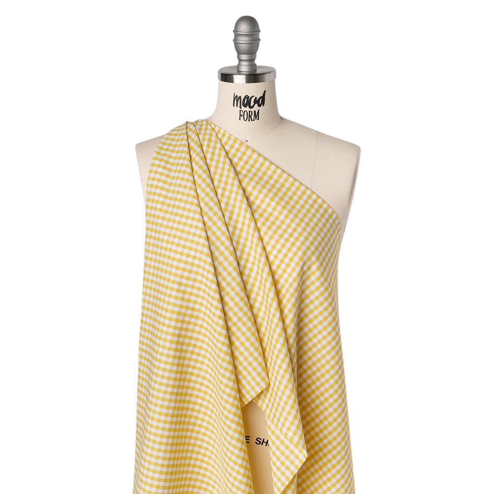 Cotton Gingham 0.25" - Yellow - Londrina Collection Drape