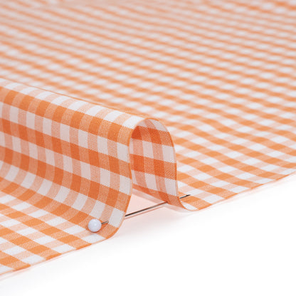 Cotton Gingham 0.25" - Orange - Londrina Collection
