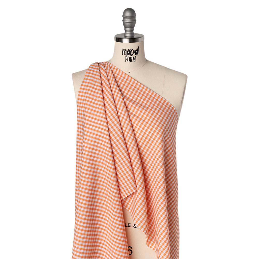 Cotton Gingham 0.25" - Orange - Londrina Collection