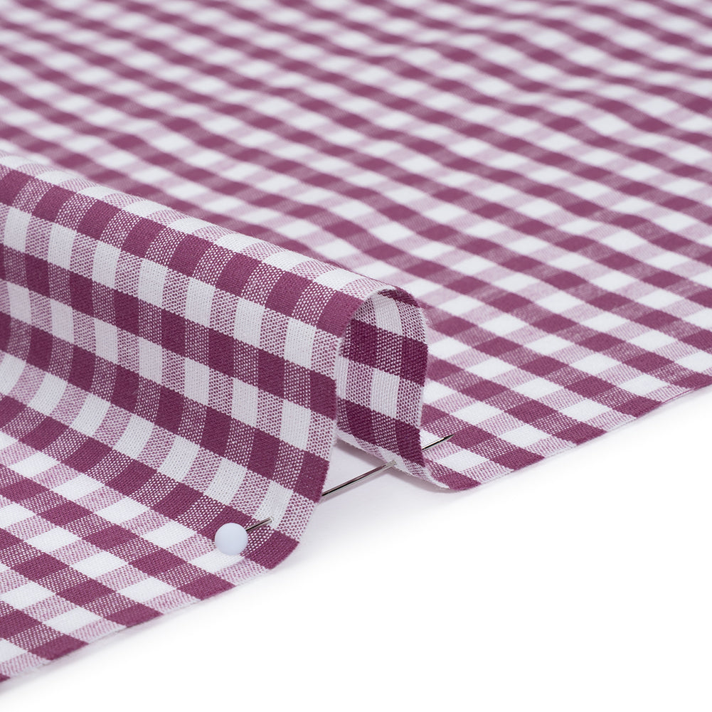 Cotton Gingham 0.25" - Magenta - Londrina Collection