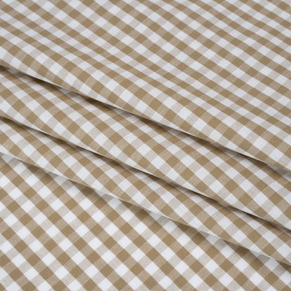 Cotton Gingham 0.25" - Brown - Londrina Collection
