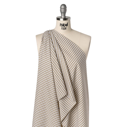 Cotton Gingham 0.25" - Brown - Londrina Collection