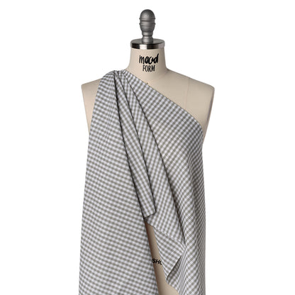 Cotton Gingham 0.25" - Gray - Londrina Collection