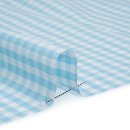 Cotton Gingham 0.25" - Aqua - Londrina Collection Detail
