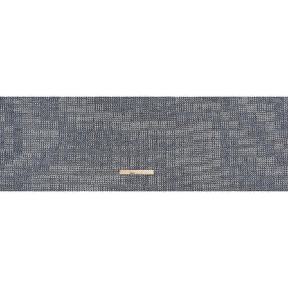 Metallic Wool Blend Tweed Boucle Made in Italy - Blue, Gray and Silver