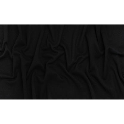 Heavy Wool Twill Coating - Black Herringbone - Deadstock Full