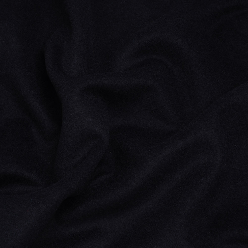 Brushed Wool Blend Coating - Midnight Navy - Deadstock