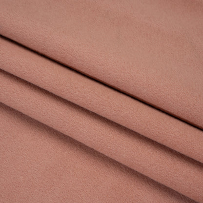 Brushed Wool Blend Coating - Dusty Rose - Deadstock