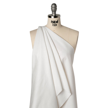 Cotton Oxford Shirting - Off White - Deadstock Drape