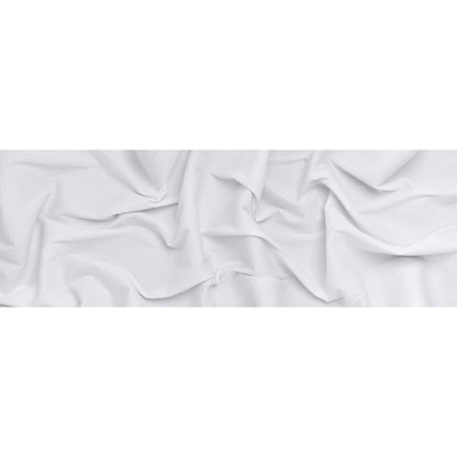 Cotton Ottoman Shirting - White Ribs - Deadstock - Full