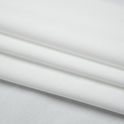 Cotton Oxford Shirting - Greenish White - Deadstock Folded