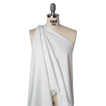 Cotton Oxford Shirting - Greenish White - Deadstock Drape