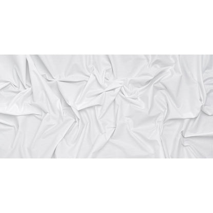Crisp Cotton Oxford Shirting - White - Deadstock - Full