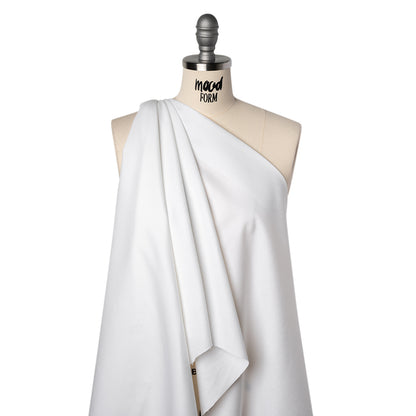 Cotton Oxford Shirting - Off White - Deadstock