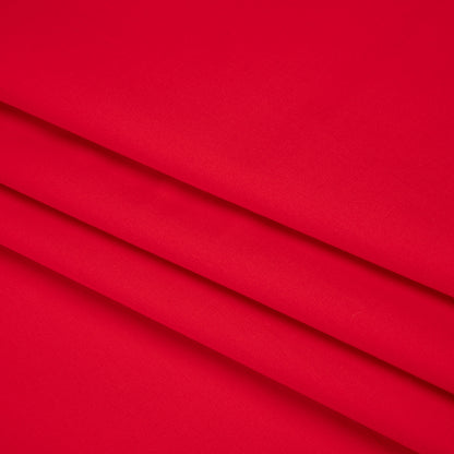 Cotton Shirting - Red - Deadstock