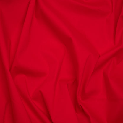 Cotton Shirting - Red - Deadstock