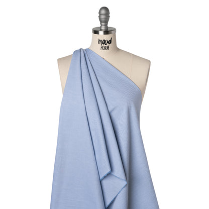 Cotton Oxford Shirting - Baby Blue - Deadstock Drape