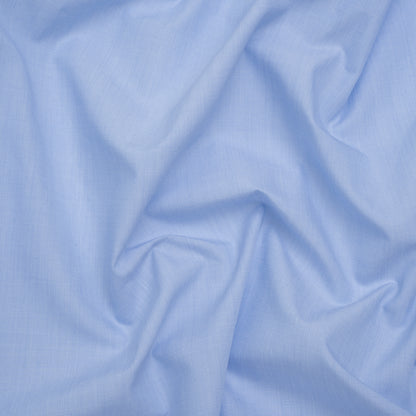Cotton Shirting - Powder Blue Heathered - Deadstock