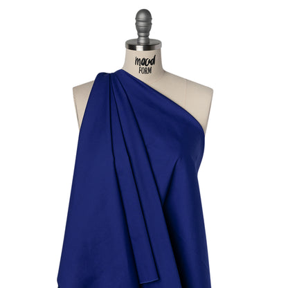 Cotton Shirting - Cobalt Blue - Deadstock