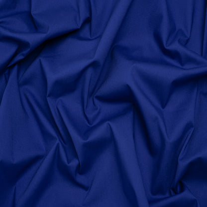 Cotton Shirting - Cobalt Blue - Deadstock