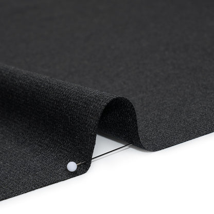 Wool Suiting Made in Italy - Gray and Charcoal Subtle Texture - Deadstock