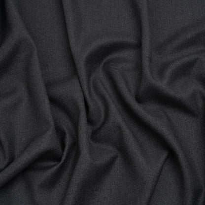 Wool Suiting Made in Italy - Gray and Charcoal Subtle Texture - Deadstock