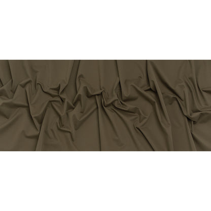 Stretch Cotton and Cashmere Twill Made in Italy - Army Green - Deadstock