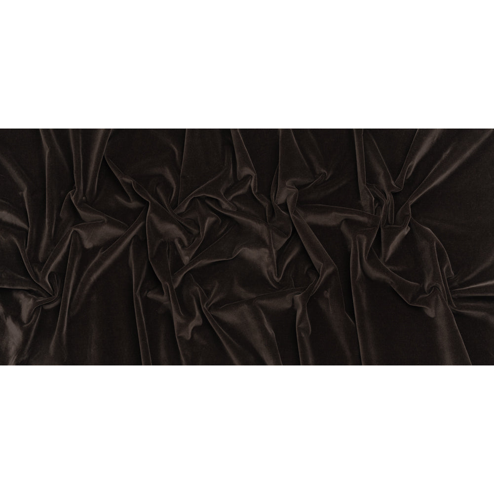 Cotton Velveteen Made in Italy - Chocolate Brown - Deadstock