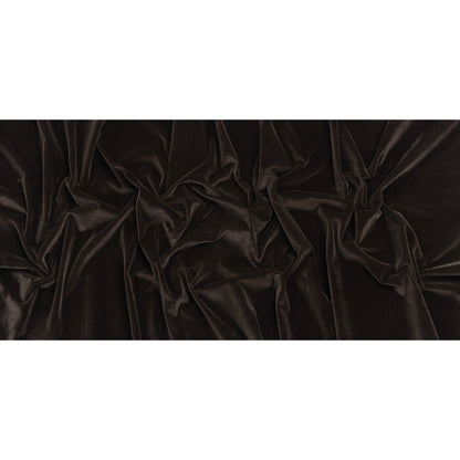 Cotton Velveteen Made in Italy - Chocolate Brown - Deadstock