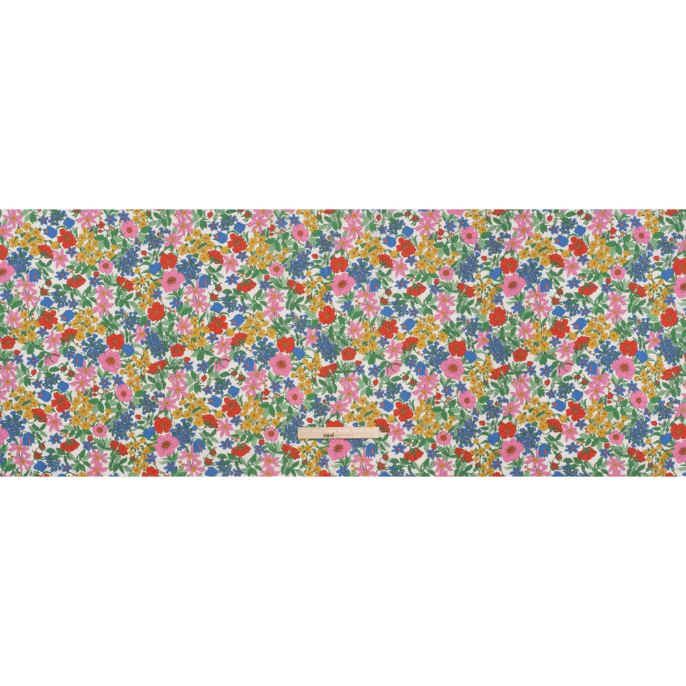 Liberty Fabrics Tana Lawn® - Clarabell Multi Bright - Red, Blue and Yellow Floral - Full - Image 5 of 6
