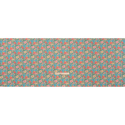 Liberty Fabrics Tana Lawn® - Meadow Song Green - Pink, Blue and Green Flower Field